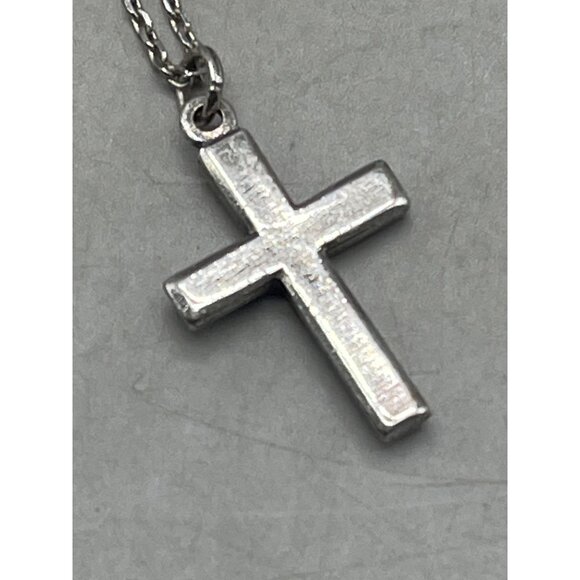 Mariana cross chain necklace N-5247 pendent handmade crystals clasp 18" READ NEW - Picture 8 of 8